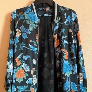 Satin Floral Jacket